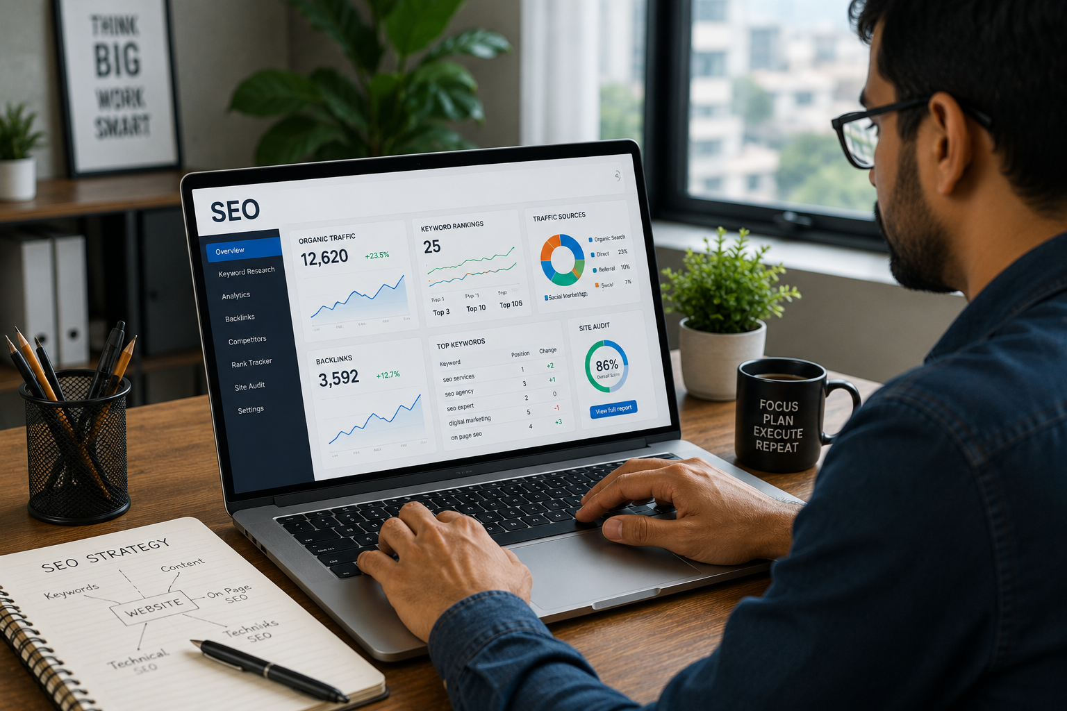 SEO expert providing SEO services in Hyderabad